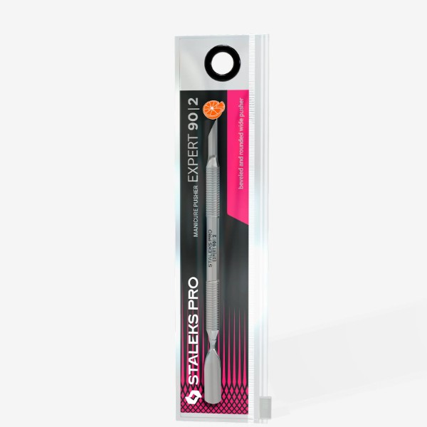  Manicure pusher EXPERT 90 TYPE 2 (beveled and rounded wide pusher)