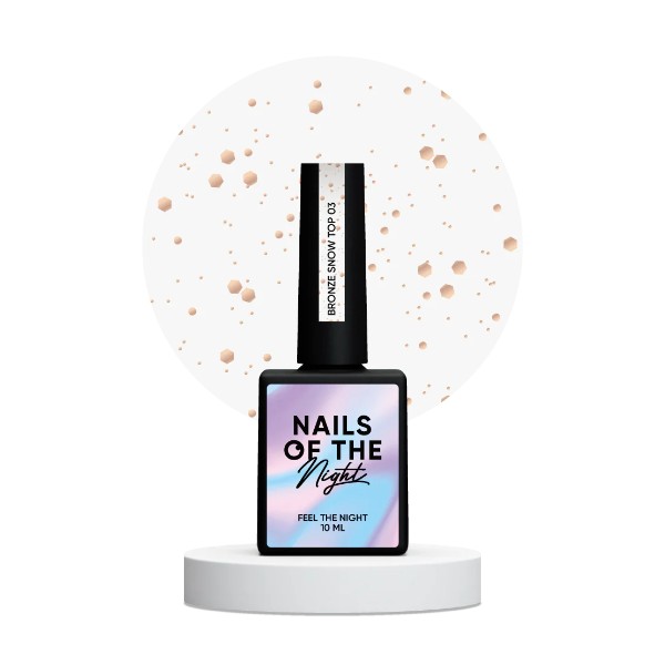 NAILSOFTHENIGHT Bronze Snow top,10ml