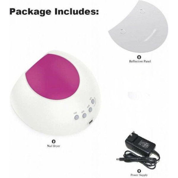 Λάμπα UV LED SUNUV SUN2C 48W με 4 ρυθμίσεις χρονοδιακόπτη