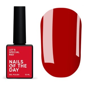 NAILSOFTHEDAY  Gel polish Let's special Red,10ml