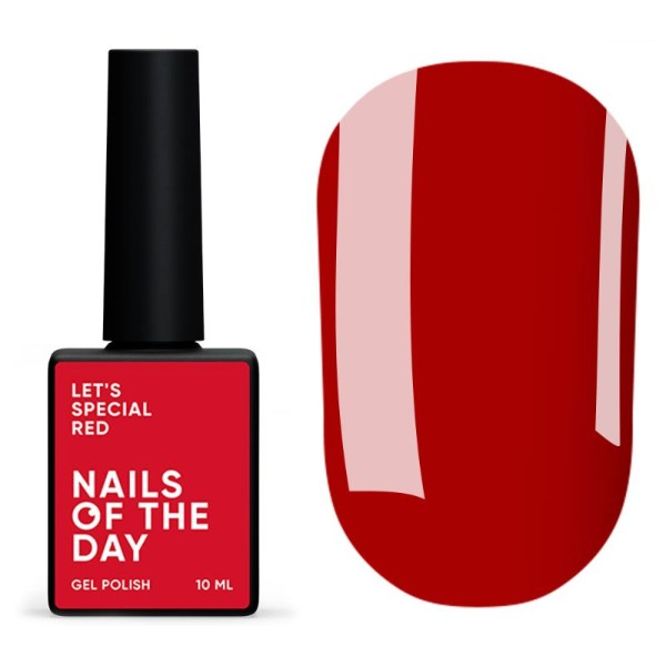 NAILSOFTHEDAY  Gel polish Let's special Red,10ml