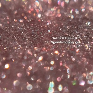 NAILSOFTHENIGHT Sparkle builder gel 07,15ml