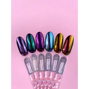 Luna set of Afrodita nail rubs 6 pieces