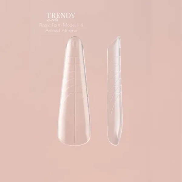 Trendy nails Upper Forms F4 Arched Almond, 140 pcs