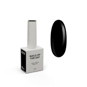 NAILSOFTHEDAY Let's special Black — a special black gel polish overlapping in one layer, 10 ml