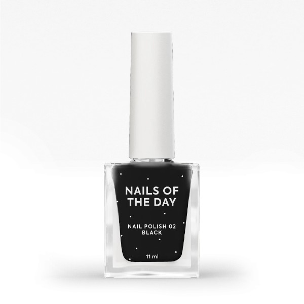 NAILSOFTHEDAY Nail Polish 02 Black 11ml