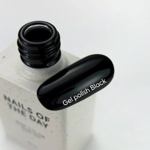 NAILSOFTHEDAY Let's special Black — a special black gel polish overlapping in one layer, 10 ml