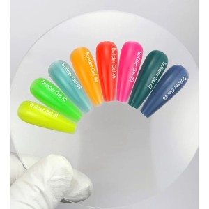 NAILSOFTHEDAY Builder Gel 44 — orange gel for nail extensions, 15 ml