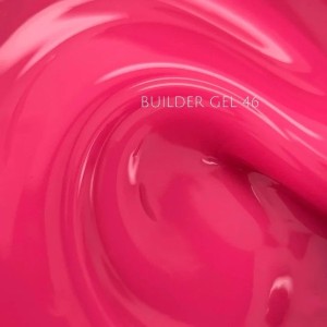 NAILSOFTHEDAY Builder Gel 46 — intense pink gel for nail extensions, 15 ml