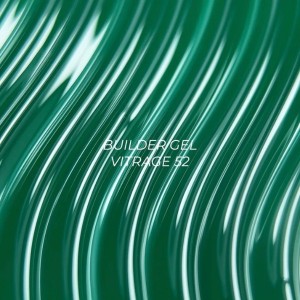 NAILSOFTHEDAY Builder gel 52 Vitrage — green stained-glass builder gel for nail extensions, 15 ml