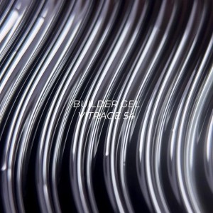 NAILSOFTHEDAY Builder gel 54 Vitrage — black stained-glass builder gel for nail extensions, 15 ml