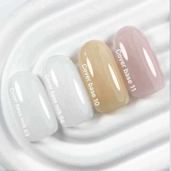 Nailsoftheday Cover Base NEW Formula 11 — semi-transparent soft nude camouflage base coat for nails, 30 ml.