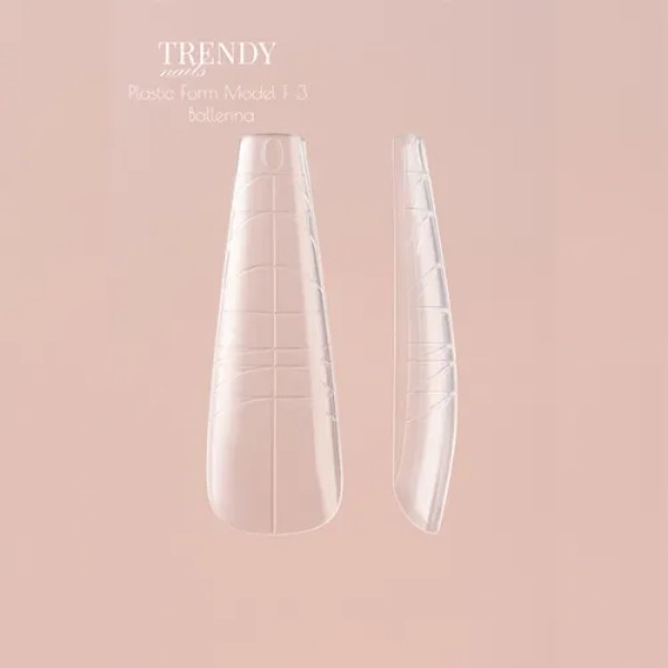 Trendy nails Upper Forms F3 Ballerina, 140 pcs