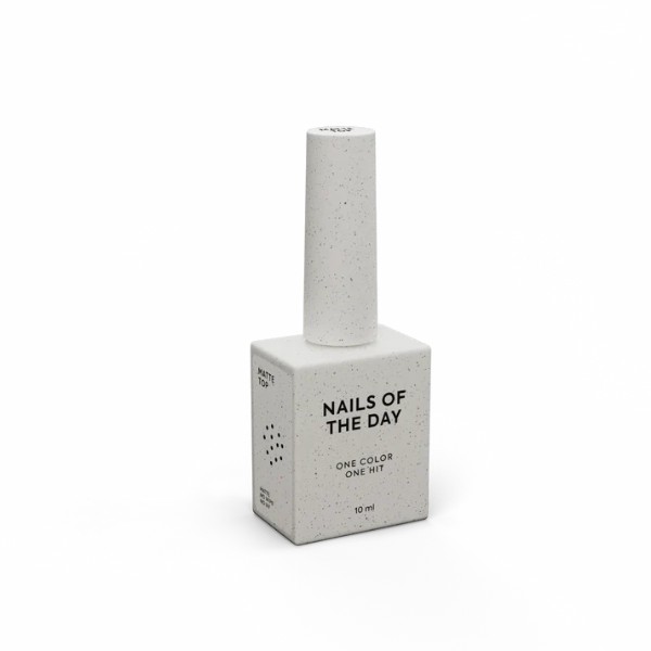 NAILSOFTHEDAY Matte top no wipe – matte top without a sticky layer, with UV filters, 10 ml