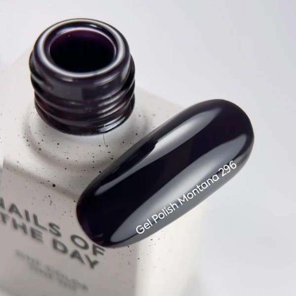 NAILSOFTHEDAY Gel Polish Montana — dark purple gel polish, one-coat coverage, 10 ml