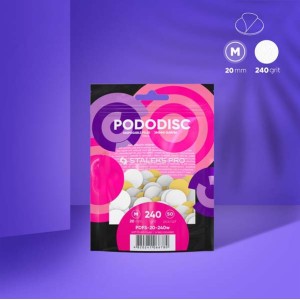 Αναλώσιμες λευκές λίμες για δίσκο πεντικιούρ PODODISC M EXPERT 240 grit (50 τεμάχια)