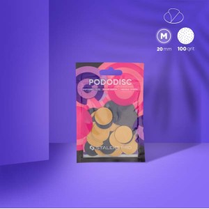 Αναλώσιμες λευκές λίμες για δίσκο πεντικιούρ PODODISC M EXPERT 100 grit (50 τεμάχια)