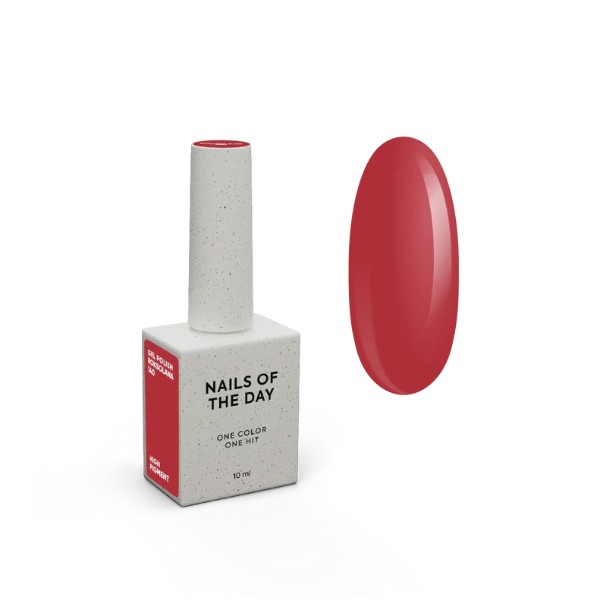 NAILSOFTHEDAY Gel Polish Roksolana — red gel polish, one-coat coverage, 10 ml