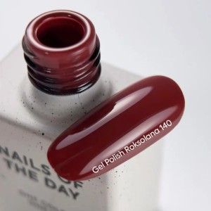 NAILSOFTHEDAY Gel Polish Roksolana — red gel polish, one-coat coverage, 10 ml