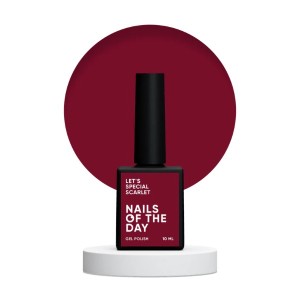 NAILSOFTHEDAY Gel polish Let's special Scarlet ,10ml