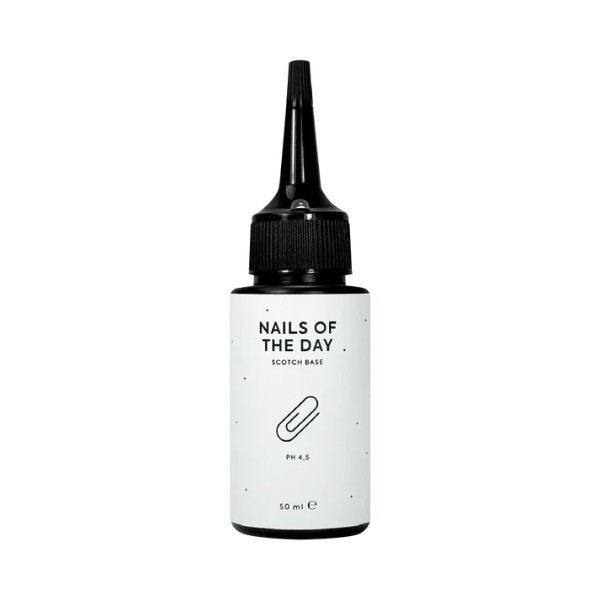 NAILSOFTHEDAY Scotch Base — adhesive liquid base, 50 ml (refill)