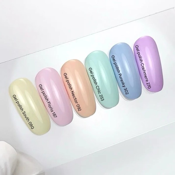 NAILSOFTHEDAY Gel Polish Cashmere — pastel lilac gel polish with one-coat coverage, 10 ml